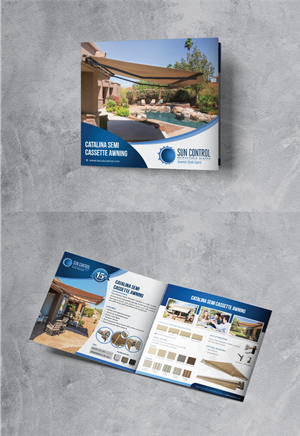 Brochure Design by alex989 for Sun Control Retractable Shades | Design: #28489133