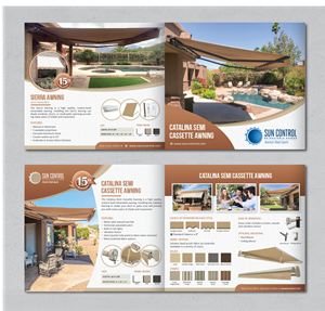 Brochure Design by alex989 for Sun Control Retractable Shades | Design: #28490204