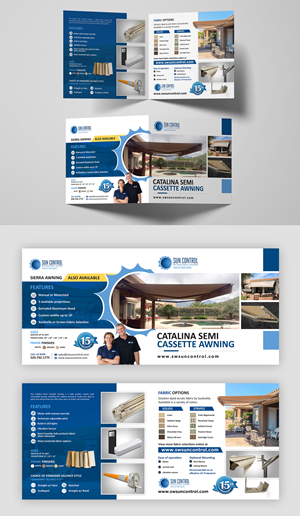 Brochure Design by debdesign for Sun Control Retractable Shades | Design: #28493233