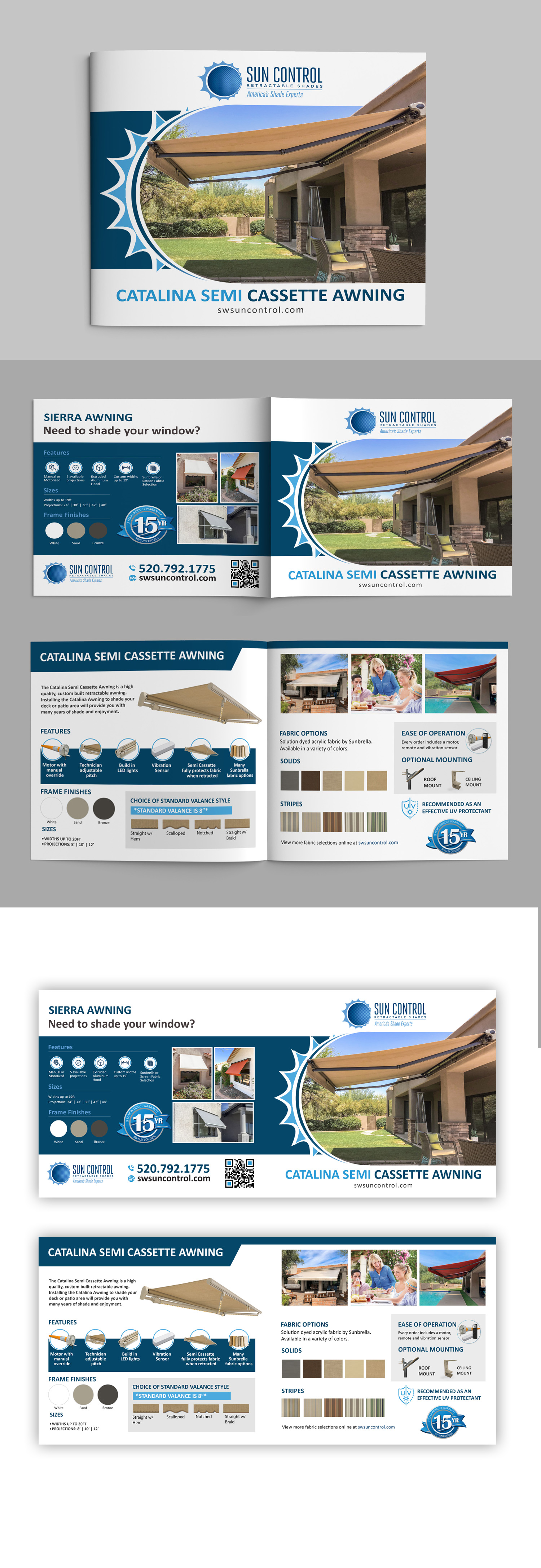 Diseño de Brochure por debdesign para Sun Control Retractable Shades | Diseño #28493315