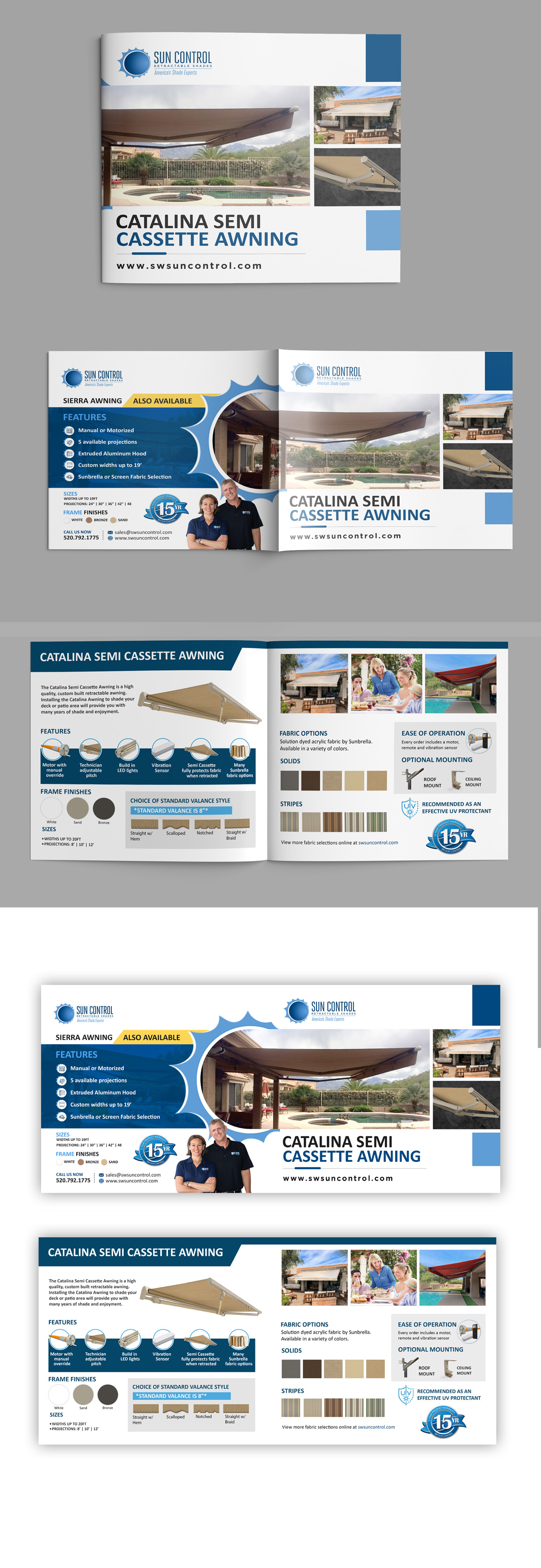 Diseño de Brochure por debdesign para Sun Control Retractable Shades | Diseño #28501972