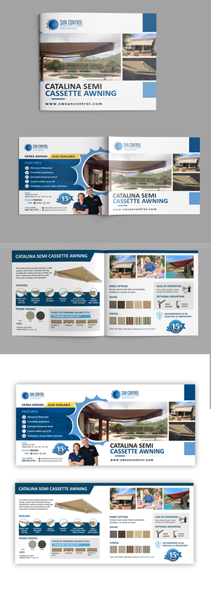 Brochure Design by debdesign for Sun Control Retractable Shades | Design: #28501972