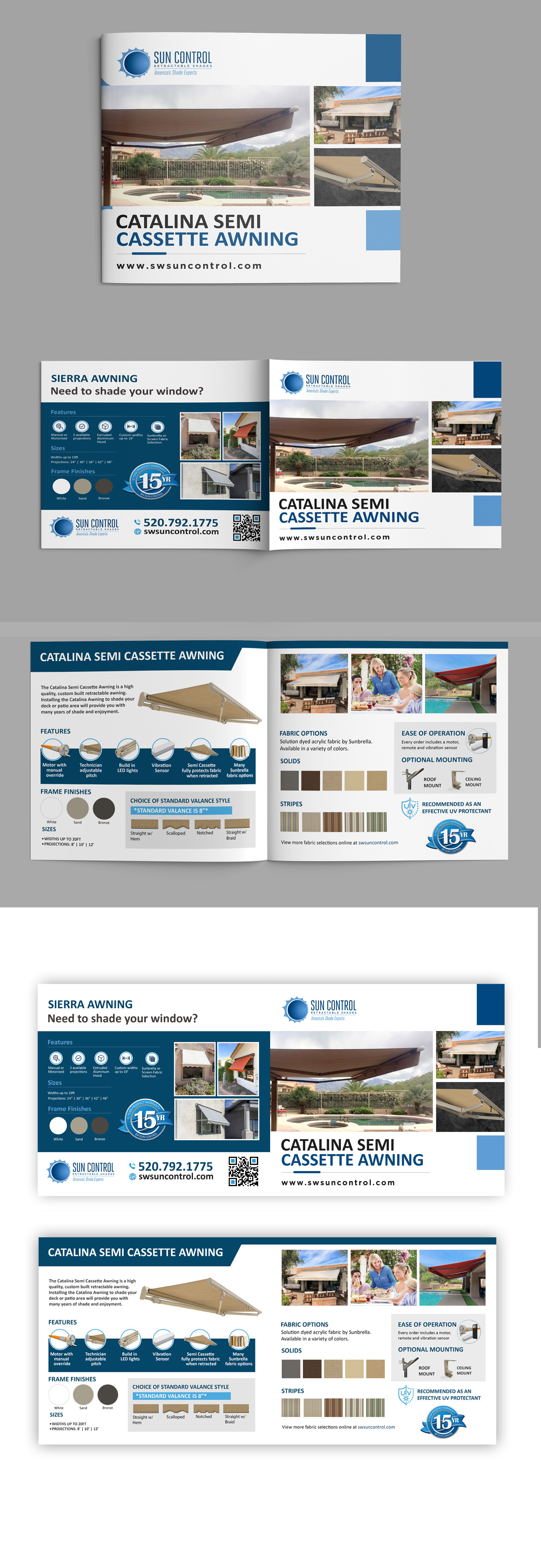 Diseño de Brochure por debdesign para Sun Control Retractable Shades | Diseño #28505160