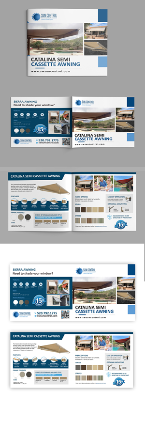 Brochure Design by debdesign for Sun Control Retractable Shades | Design: #28505160