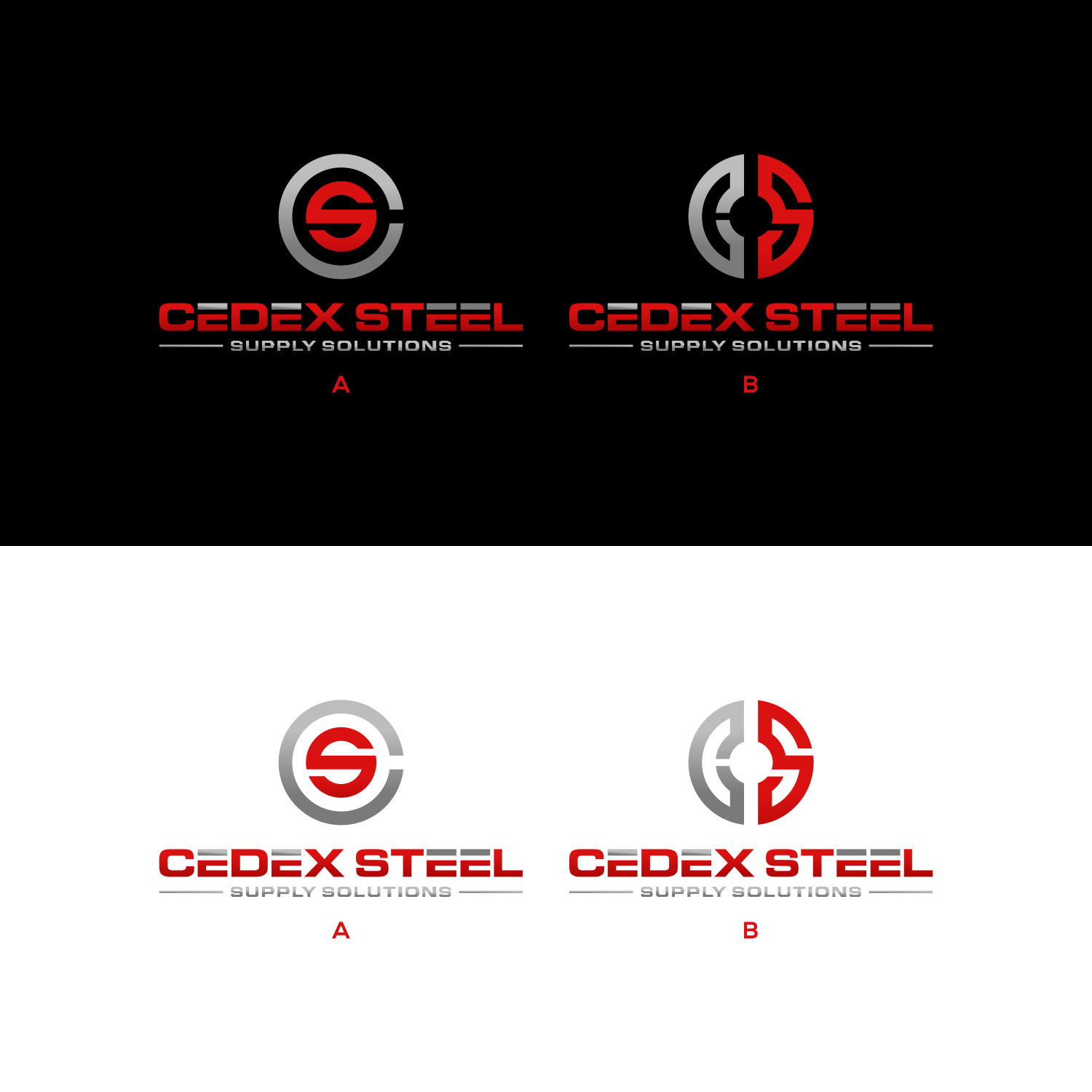 Logo Design by soffel for Cedex Steel and Metals | Design #28488401