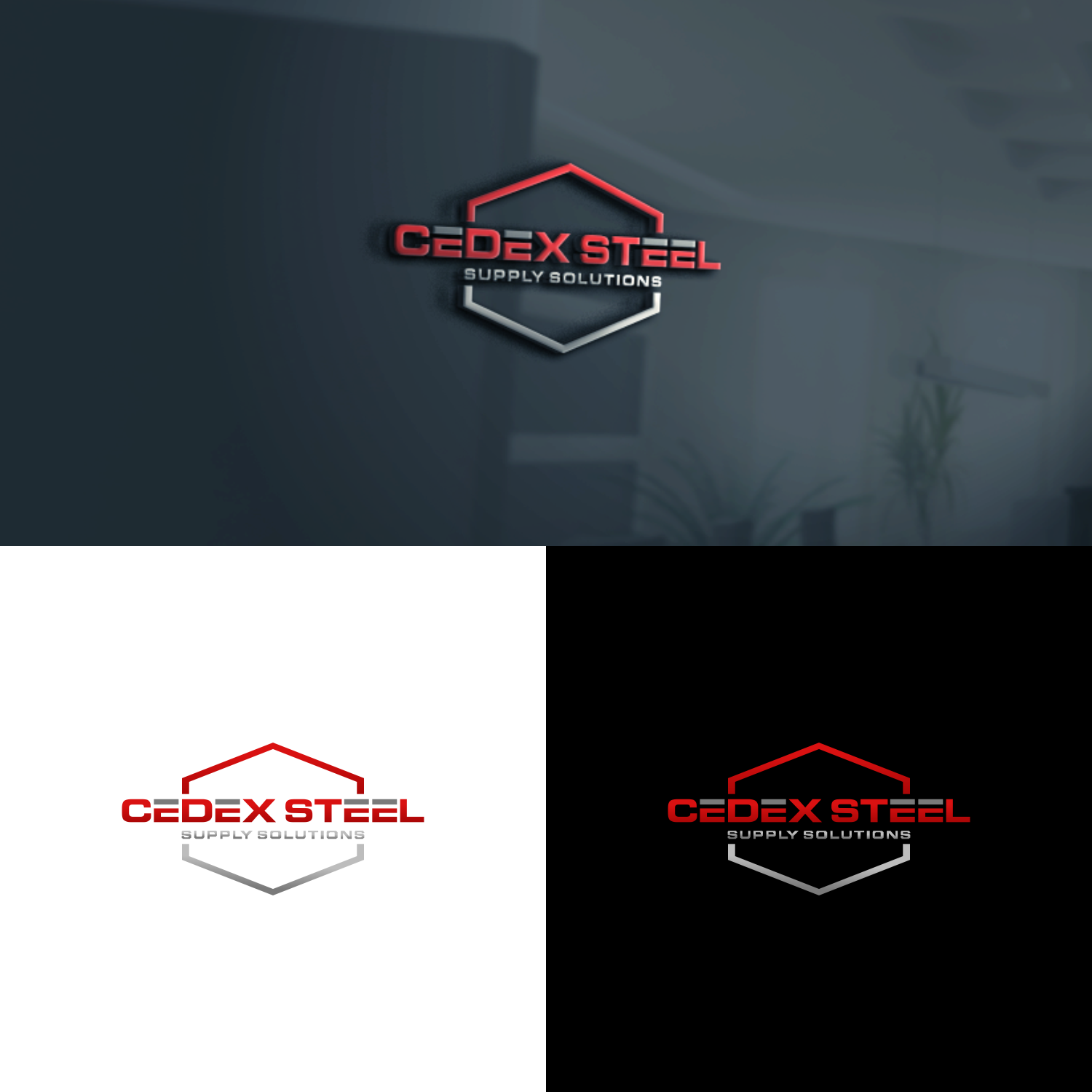 Logo Design by soffel for Cedex Steel and Metals | Design #28488402