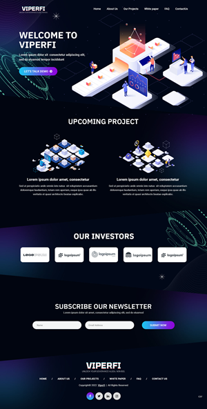 ViperFi Landing Page & Logo | Web-Design von pb