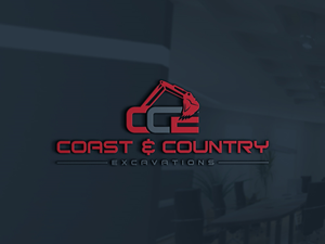 Logo Design by Uhm@design for Coast and Country Excavations | Design: #28489129
