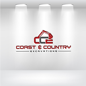 Logo Design by Uhm@design for Coast and Country Excavations | Design: #28489130