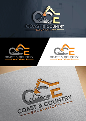 Logo Design by Tamim_iqbal for Coast and Country Excavations | Design: #28496257