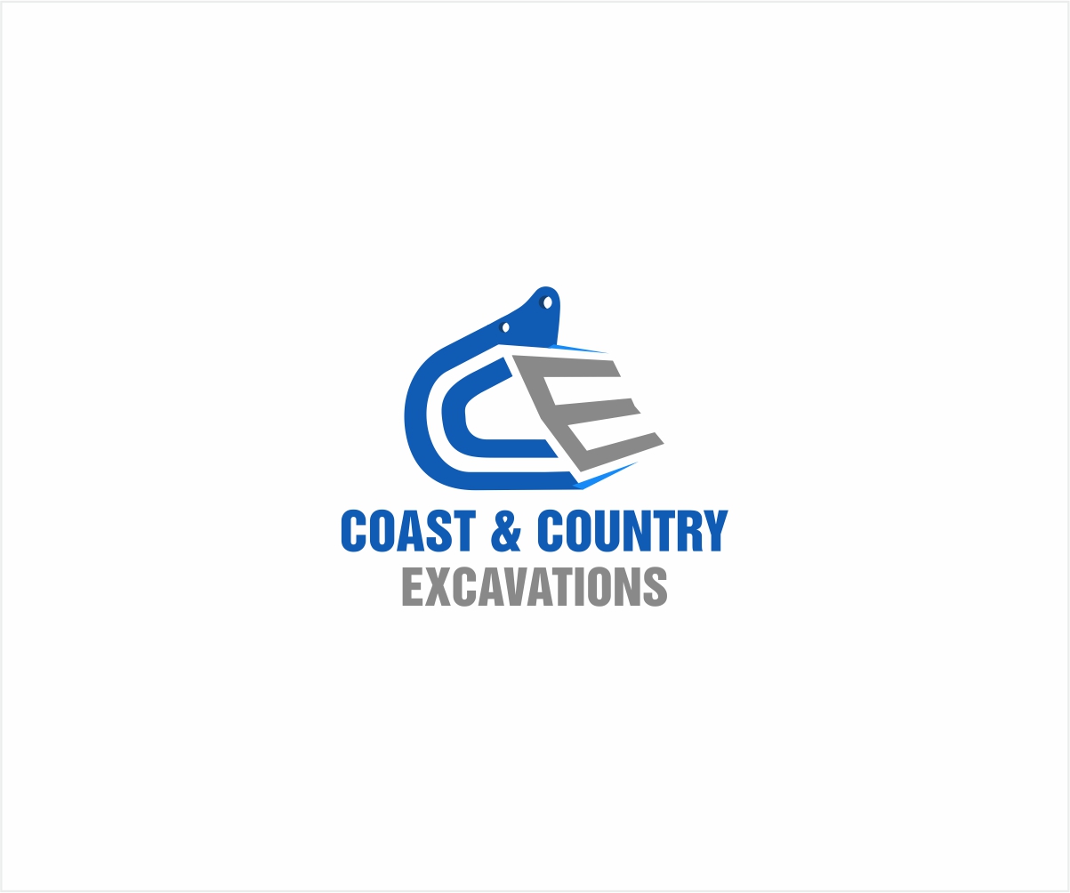Logo Design by Logocraft for Coast and Country Excavations | Design #28539929