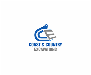 Logo Design by Logocraft for Coast and Country Excavations | Design: #28539929