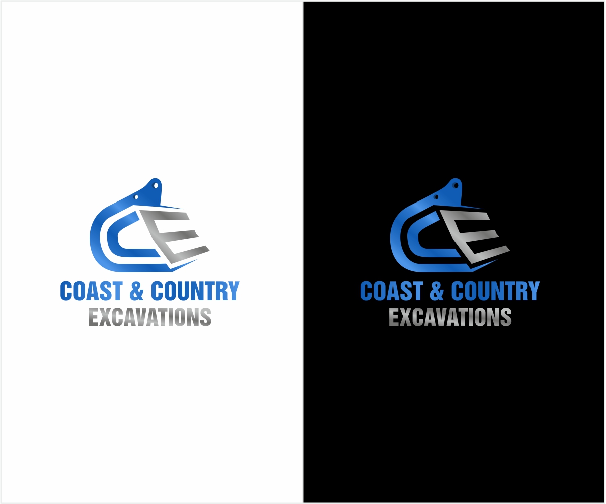 Logo Design by Logocraft for Coast and Country Excavations | Design #28539953