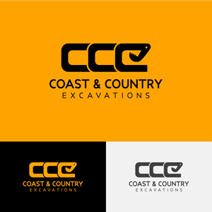 Logo Design by 3dwOrX for Coast and Country Excavations | Design: #28505632