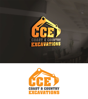Logo Design by Impressive Sol for Coast and Country Excavations | Design #28492032