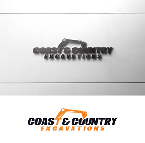 Logo Design by Impressive Solutions for Coast and Country Excavations | Design: #28492034