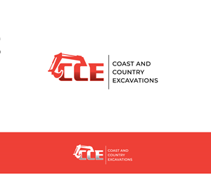 Logo Design by ecorokerz for Coast and Country Excavations | Design: #28488224