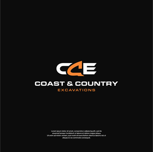 Logo Design by DesignFirst for Coast and Country Excavations | Design: #28492526