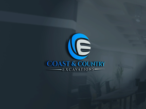 Logo Design by jaxondesign for Coast and Country Excavations | Design: #28492107