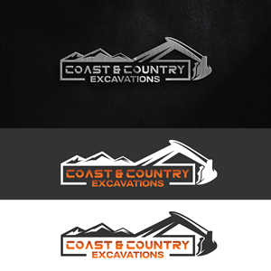 Logo Design by u2square for Coast and Country Excavations | Design: #28493105
