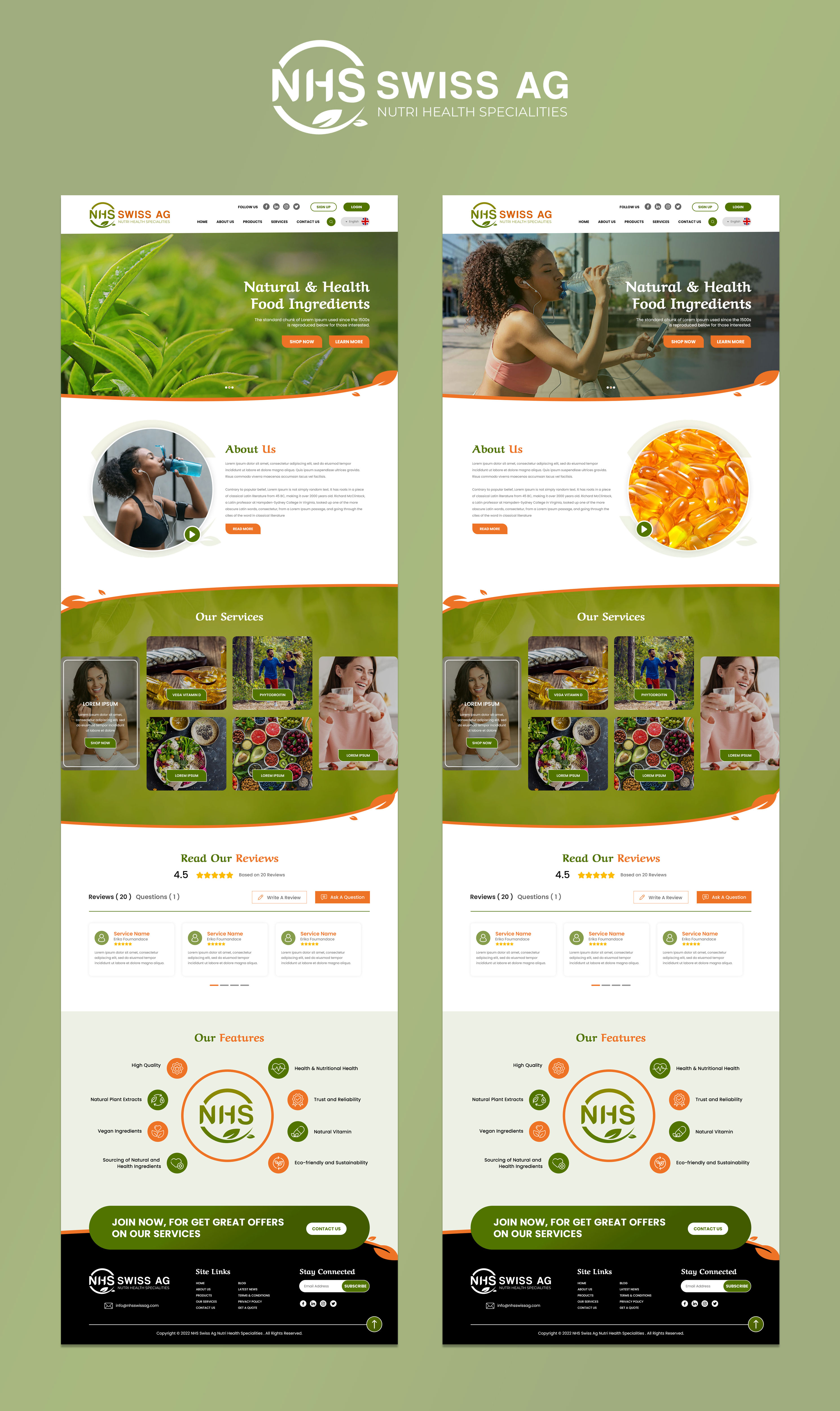 Web Design par VC pour NHS Swiss AG | Design #28503880