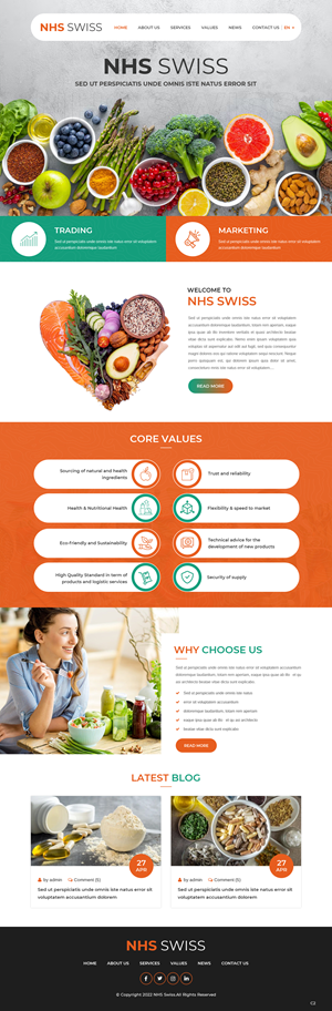 Web Design par pb pour NHS Swiss AG | Design : #28495413