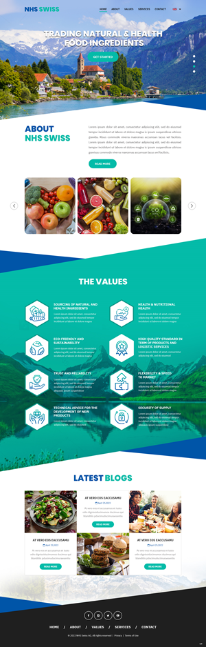 Web Design par pb pour NHS Swiss AG | Design : #28495416