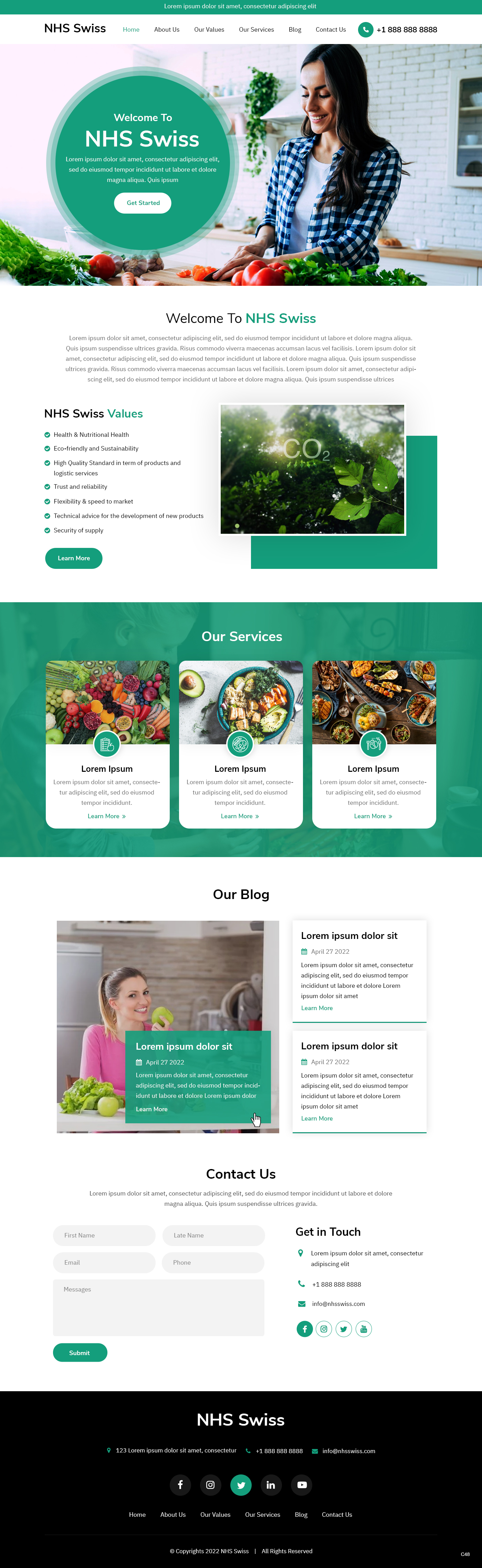 Web Design by pb for NHS Swiss AG | Design #28495419