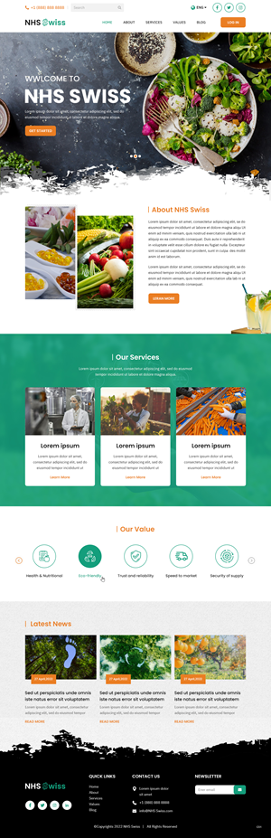 Web Design par pb pour NHS Swiss AG | Design : #28495421