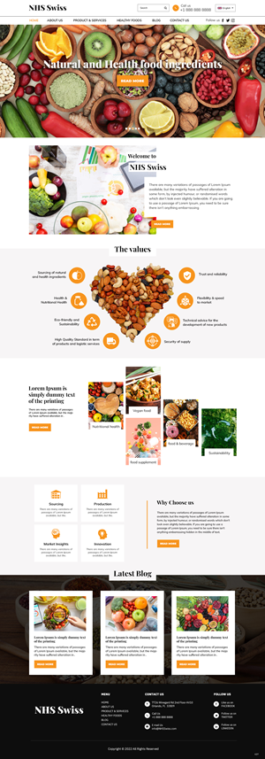 Web Design par pb pour NHS Swiss AG | Design : #28500680