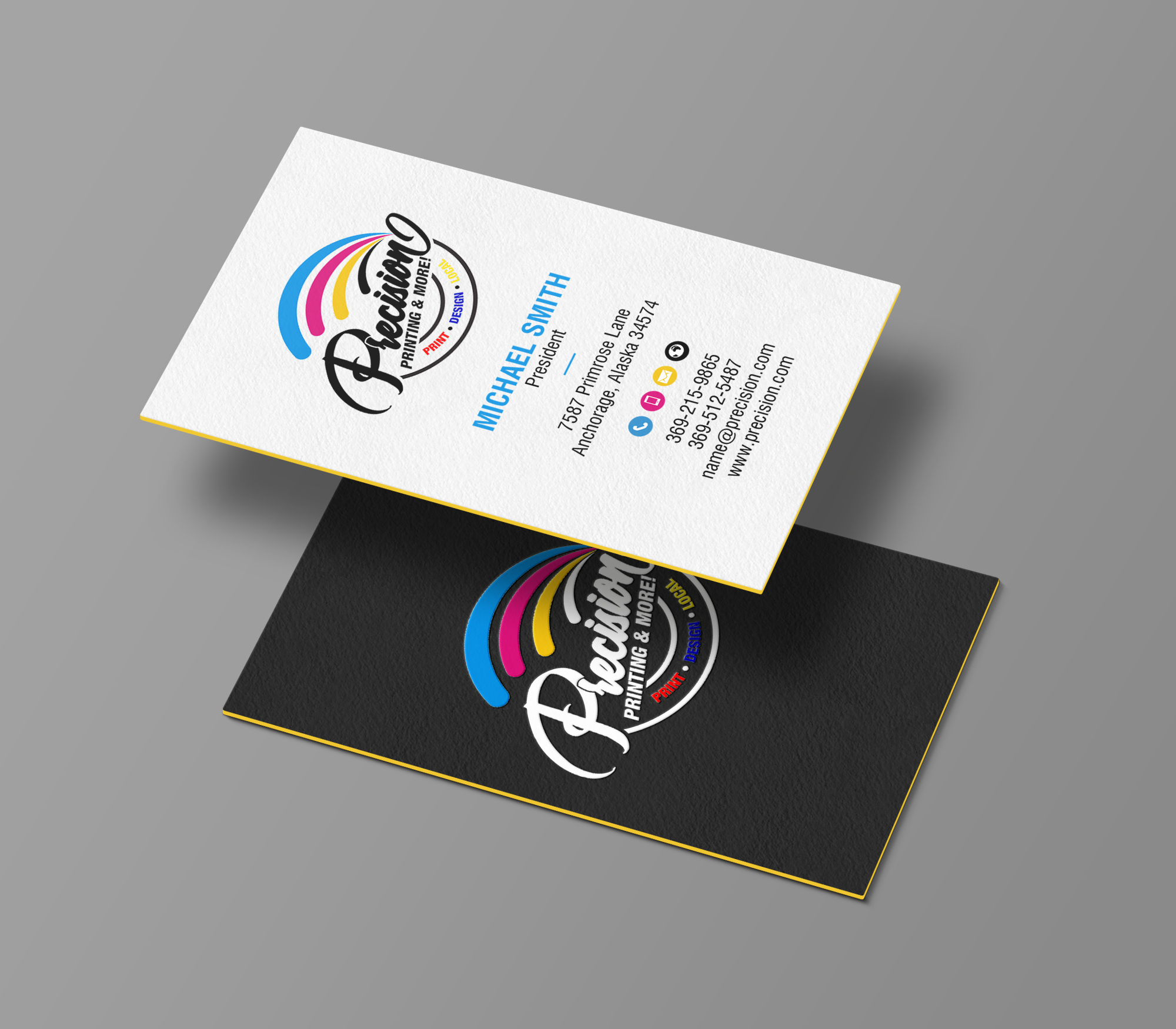 Design de Carte de Visite par chandrayaan.creative pour Qwik Pack & Ship Raleigh | Design : #28492691