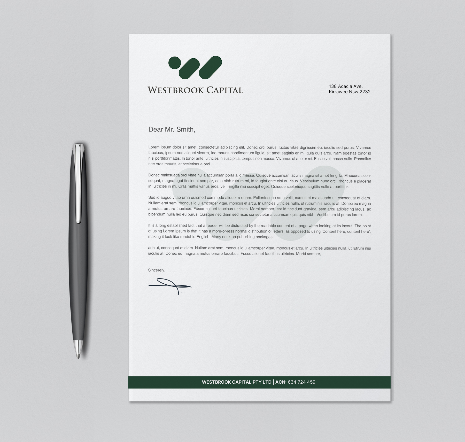 Letterhead Design by chandrayaan.creative for this project | Design #28493223