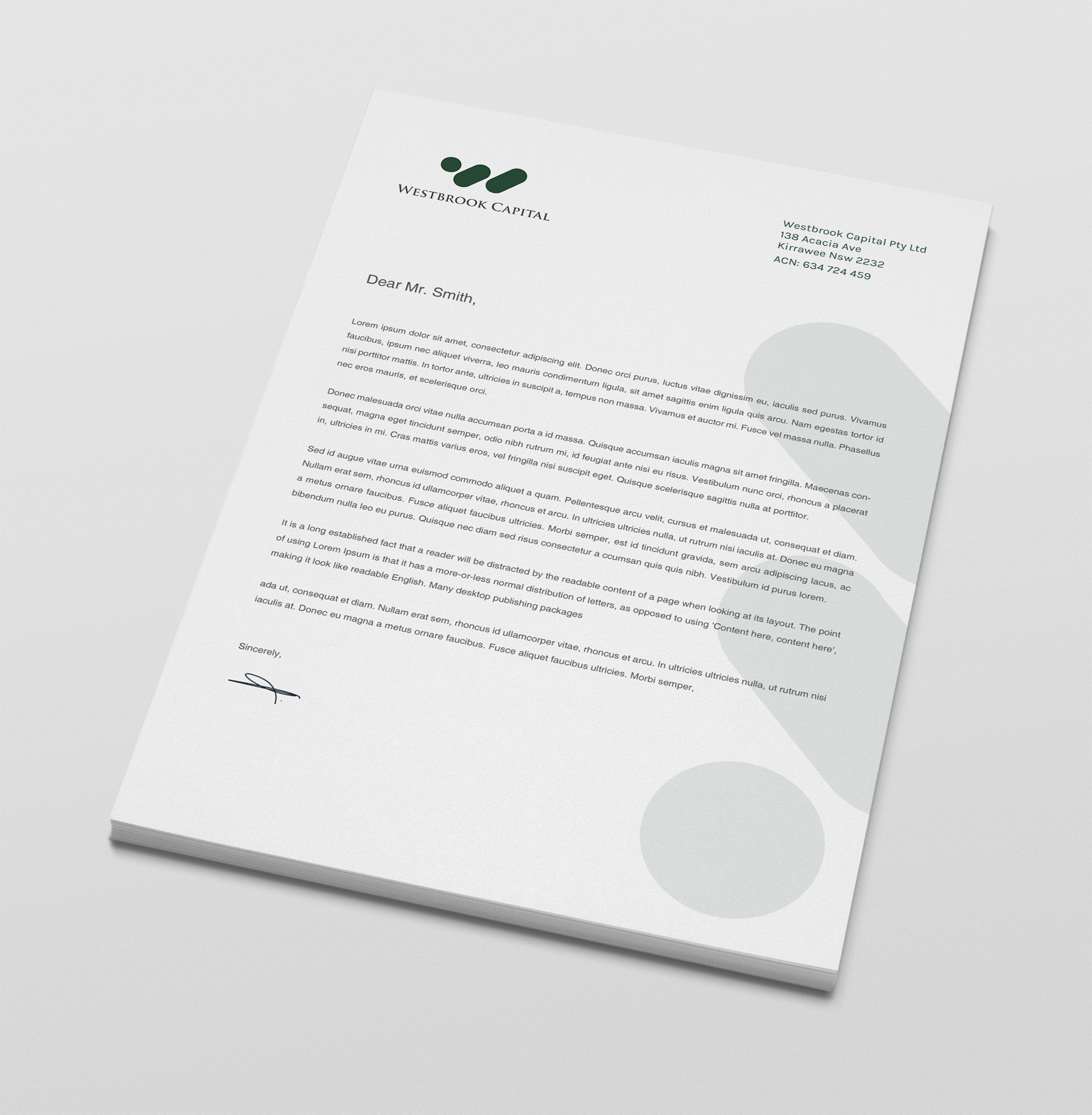 Letterhead Design by chandrayaan.creative for this project | Design #28493680