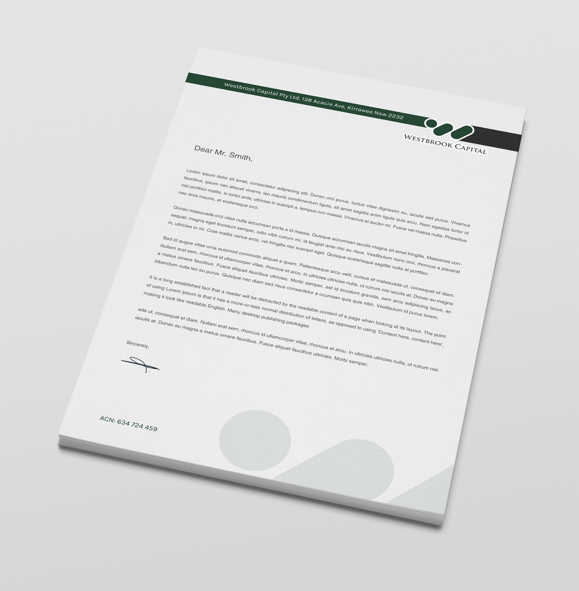 Letterhead Design by chandrayaan.creative for this project | Design #28493682