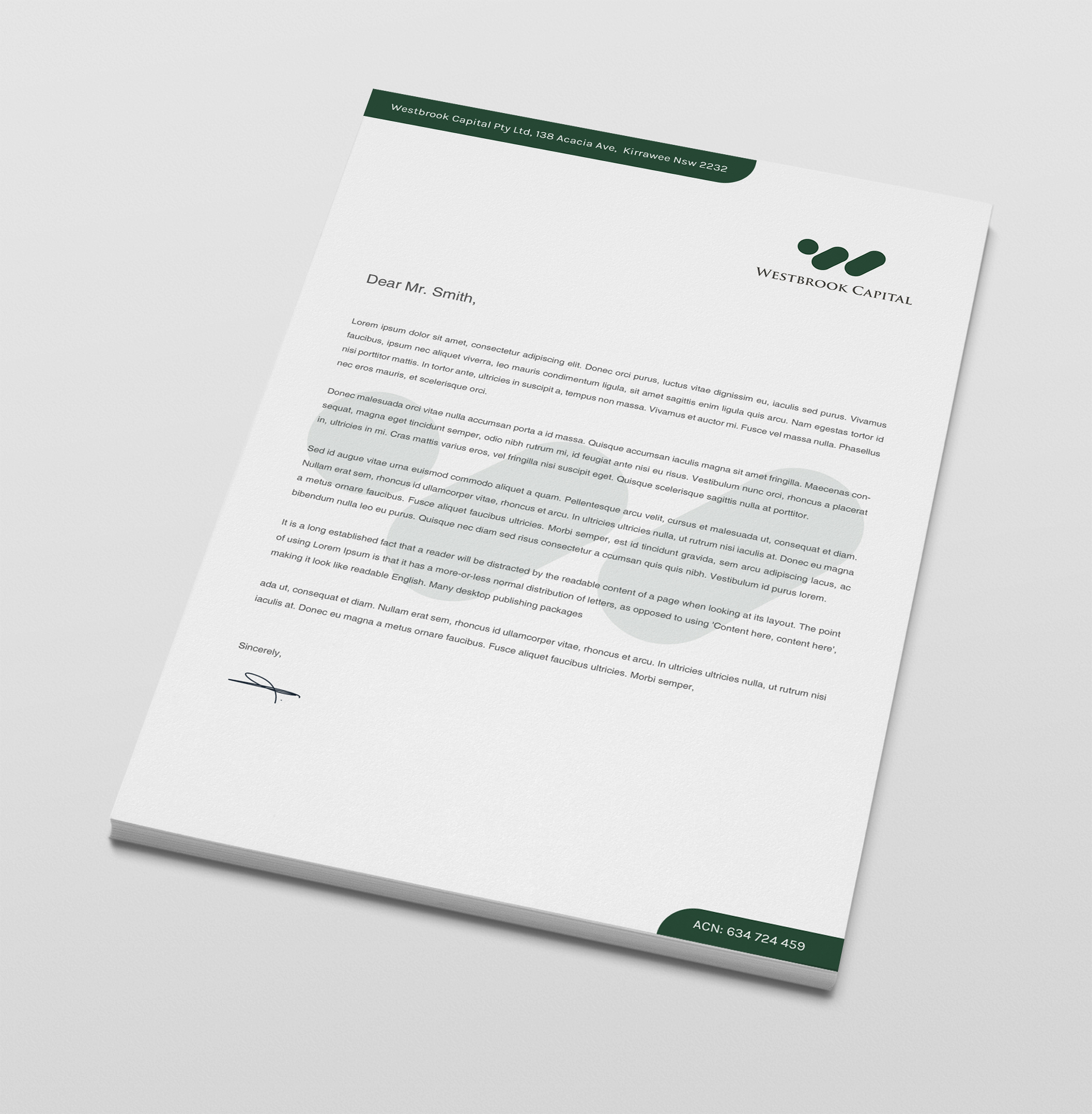 Letterhead Design by chandrayaan.creative for this project | Design #28493685