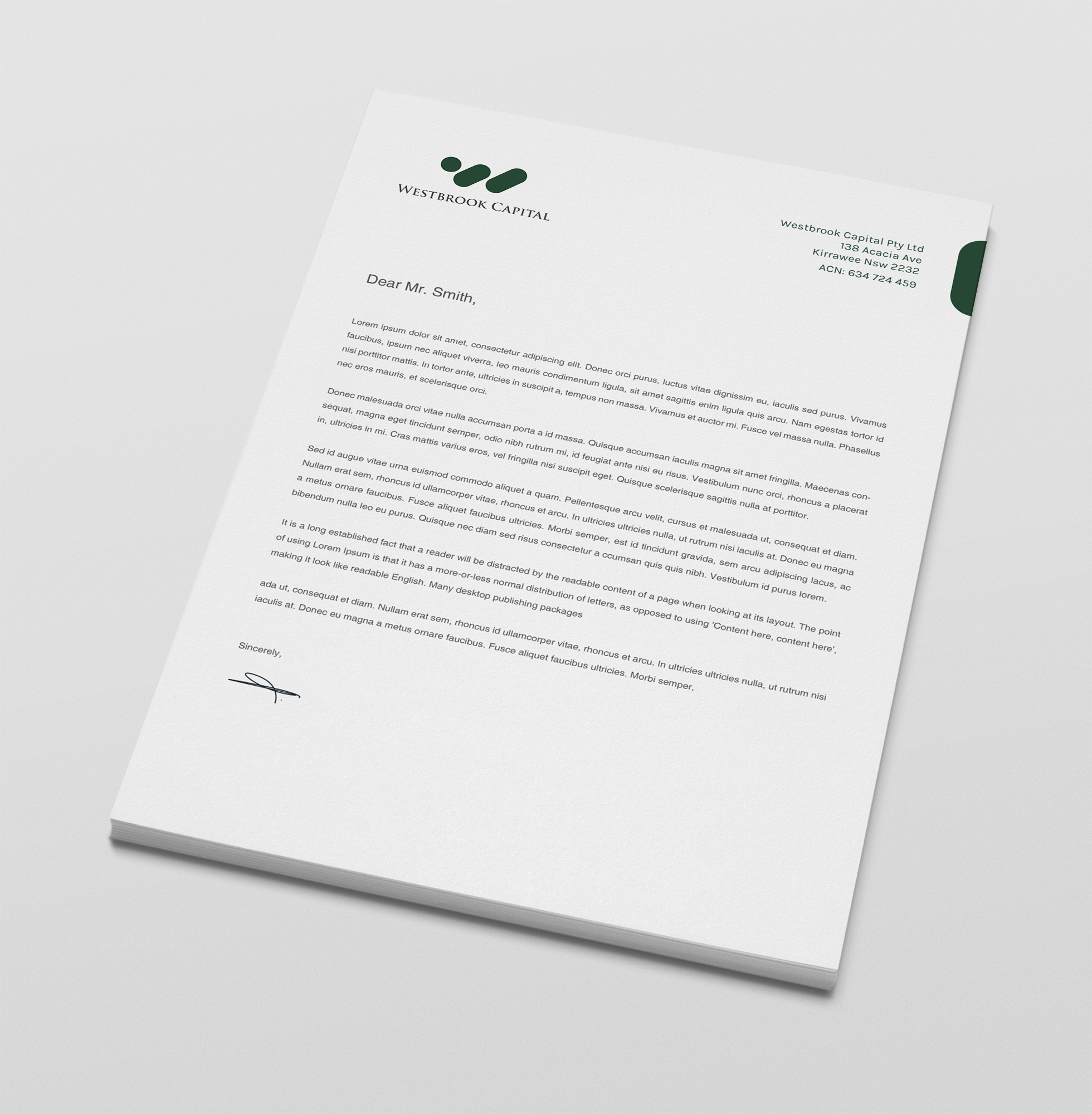 Letterhead Design by chandrayaan.creative for this project | Design #28493686