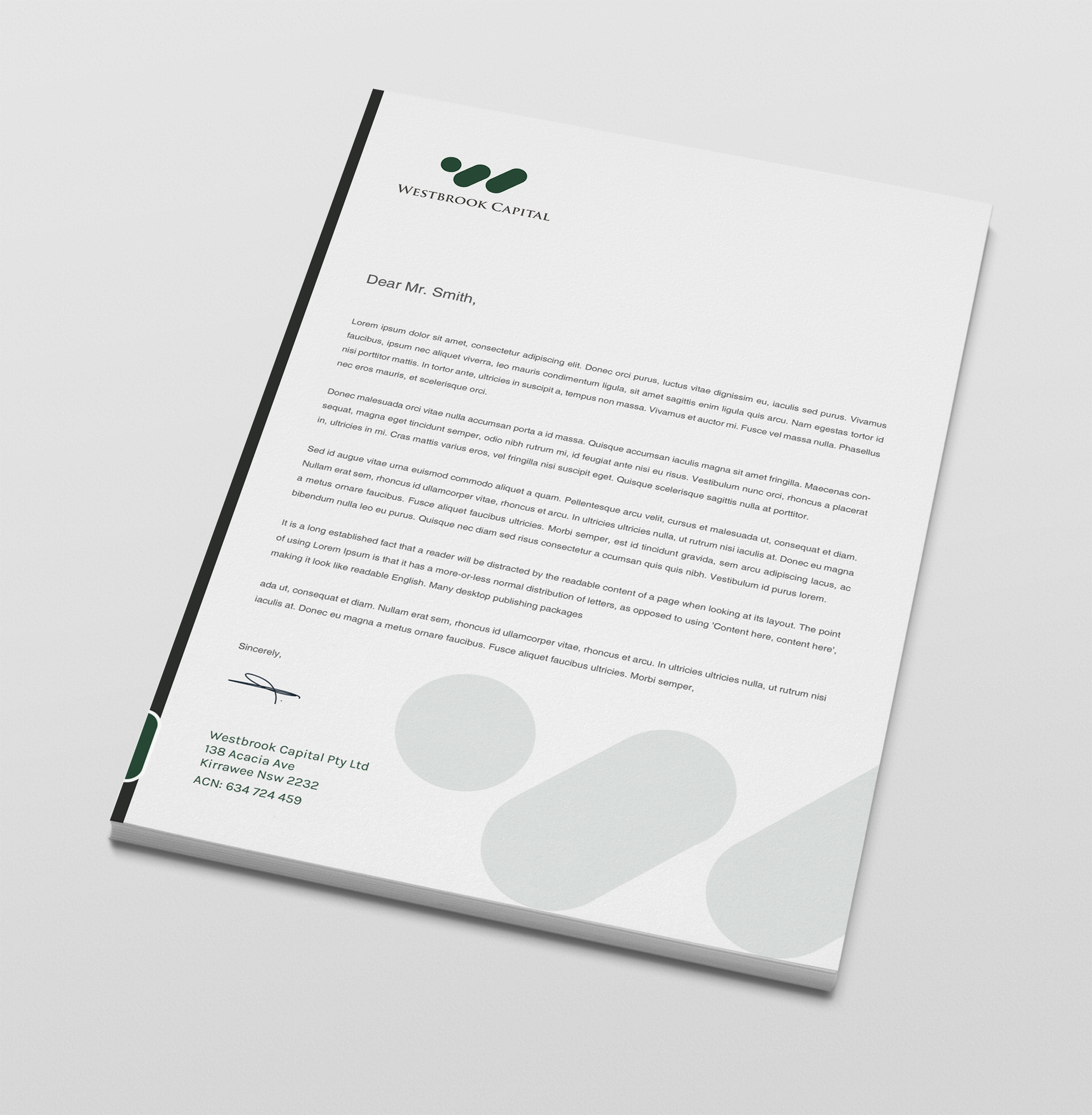 Letterhead Design by chandrayaan.creative for this project | Design: #28493687