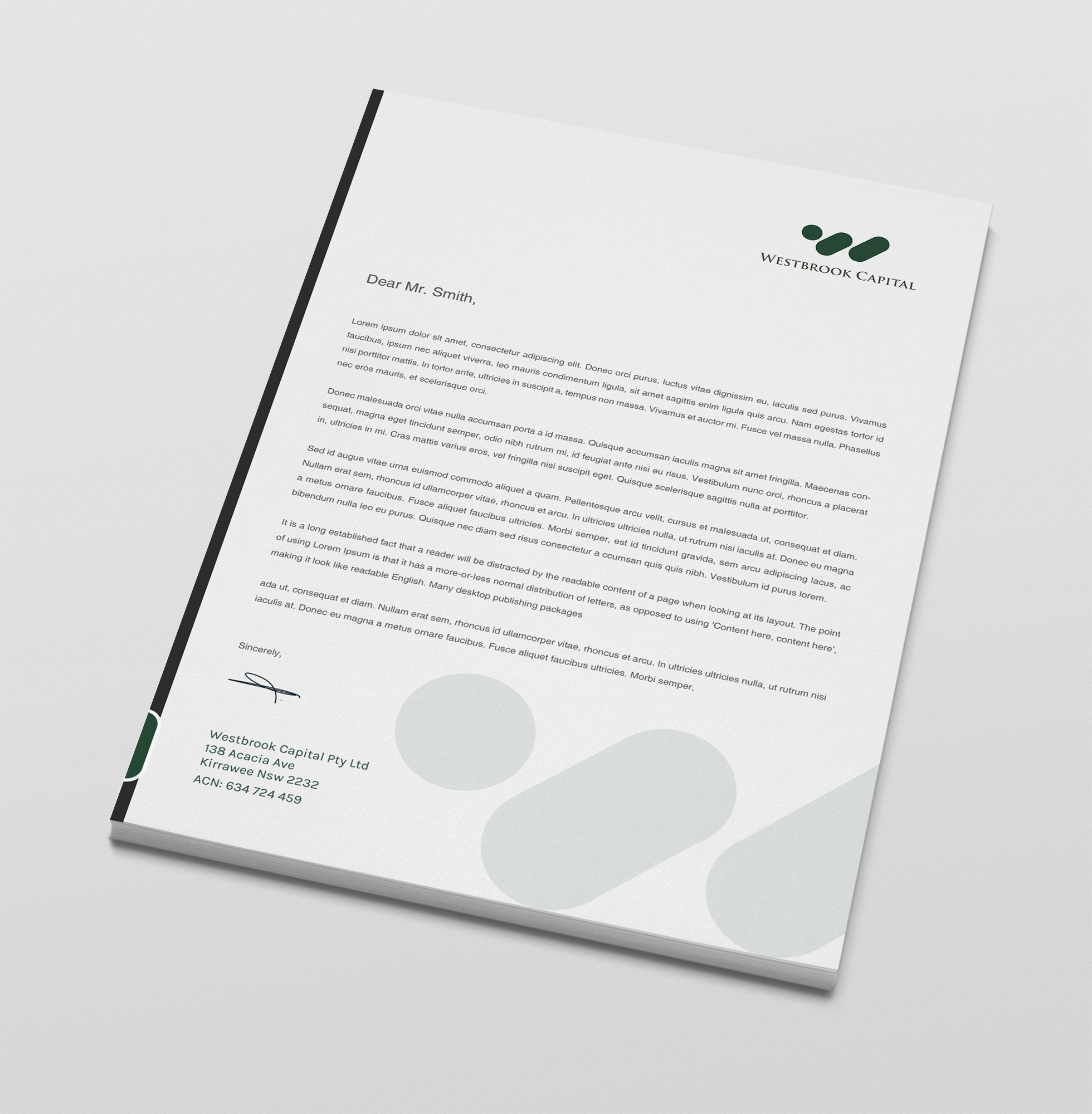 Letterhead Design by chandrayaan.creative for this project | Design #29074483