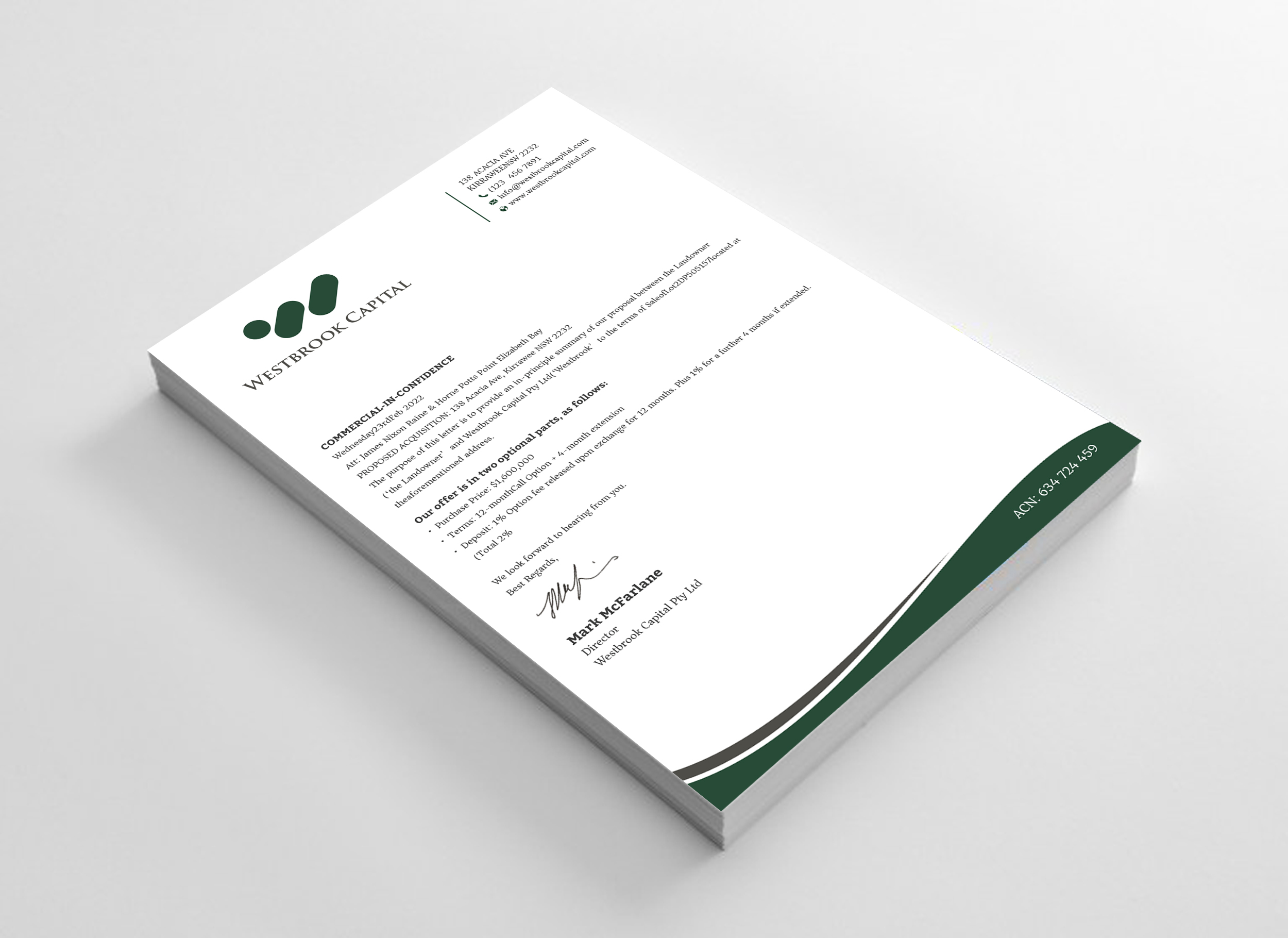 Letterhead Design by Uttom 2 for this project | Design #28494672