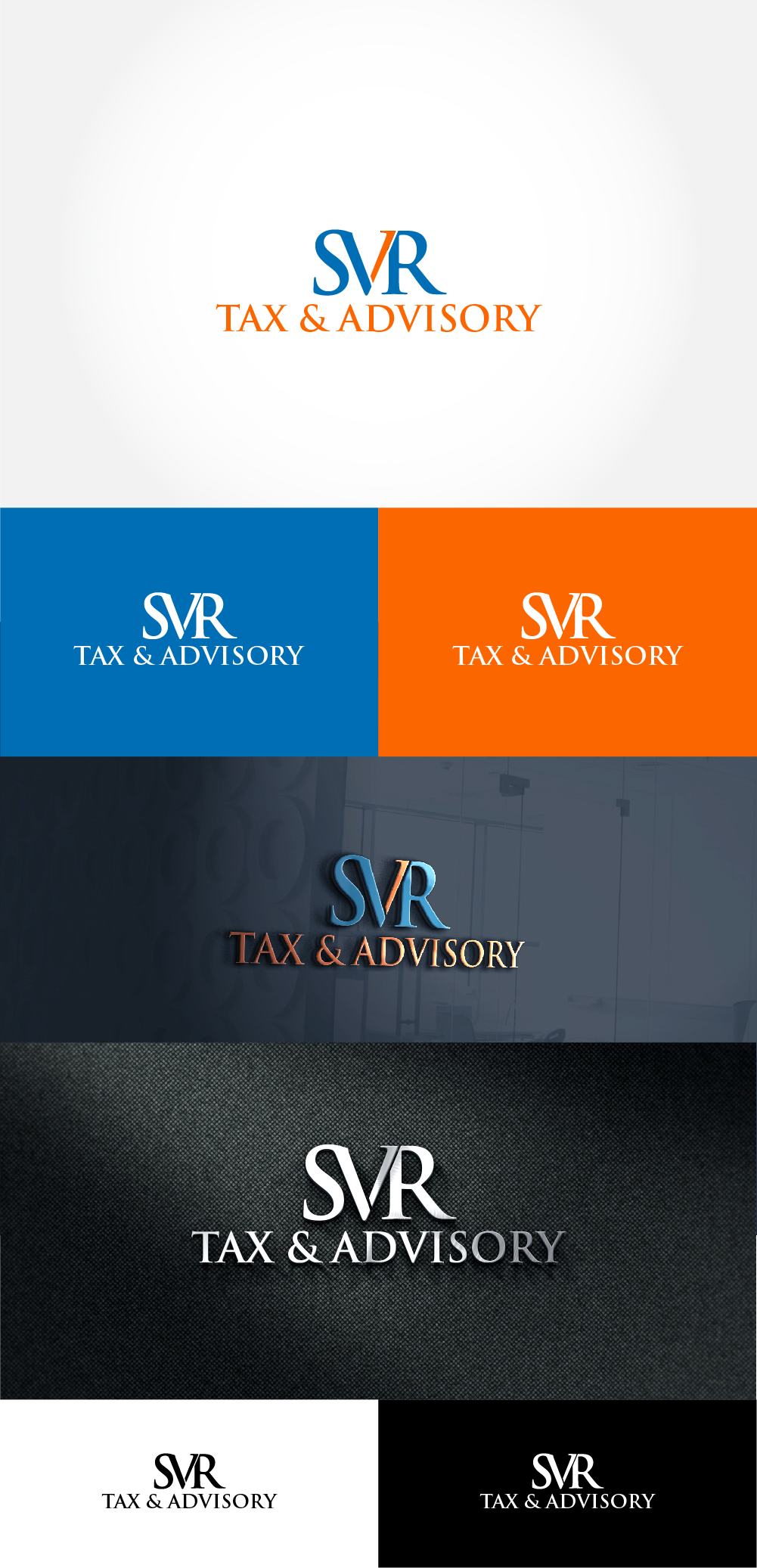 Logo Design by Ayub Zafar for SVR Tax & Advisory | Design #28499256