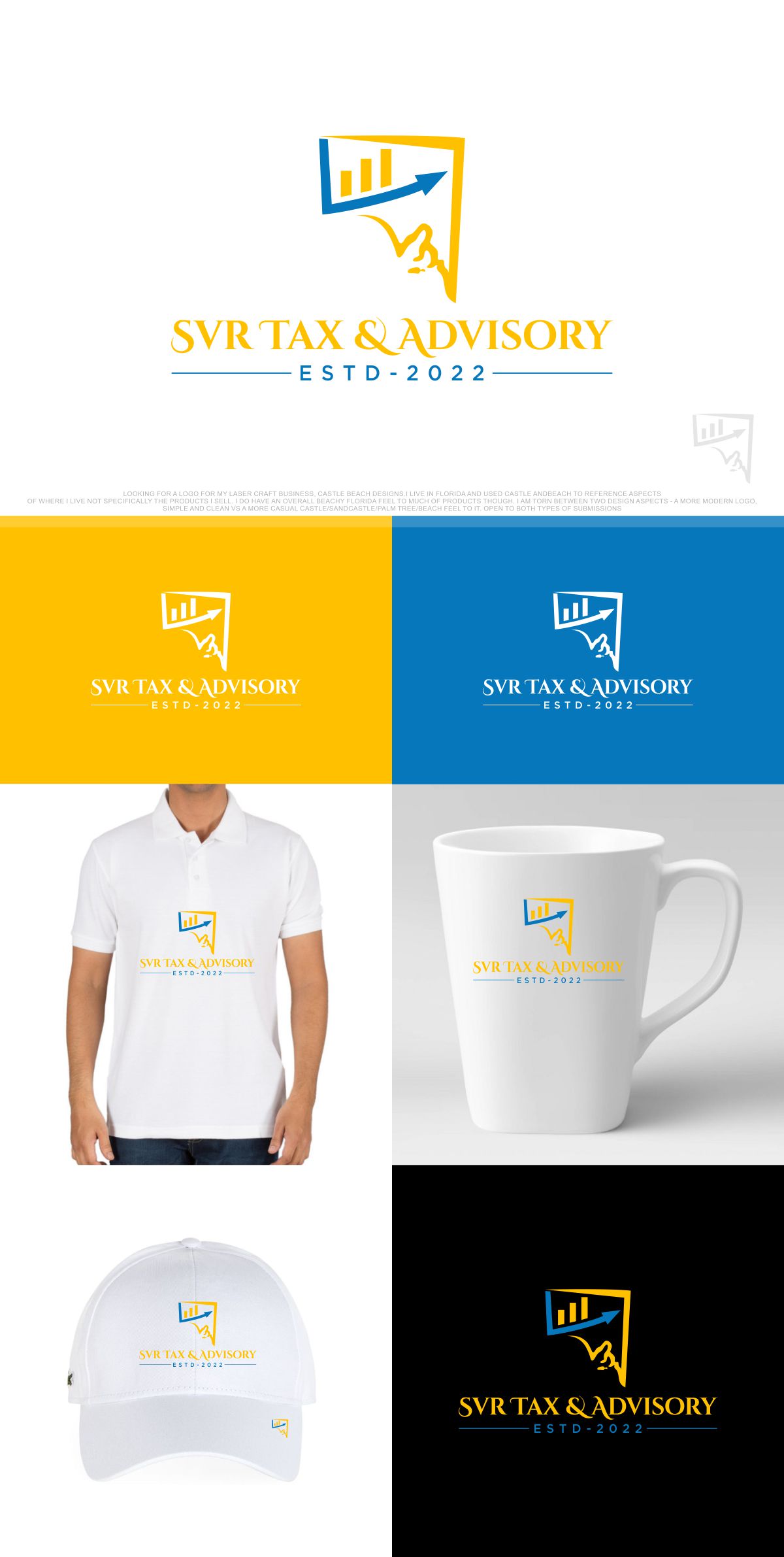 Logo Design by KajalRekha for SVR Tax & Advisory | Design #28495439