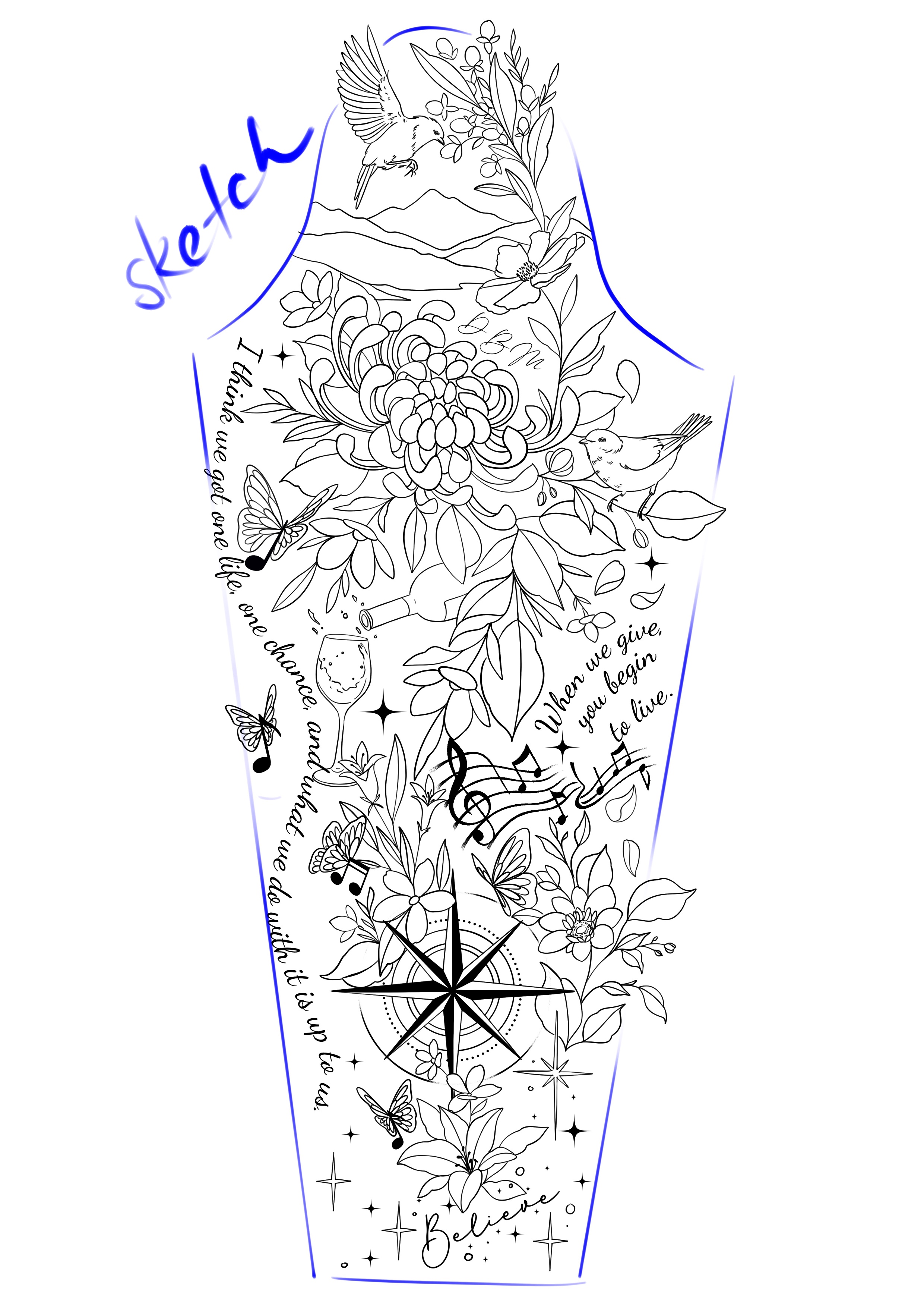 Diseño de Tatuaje por Omelas para este proyecto | Diseño #28532829