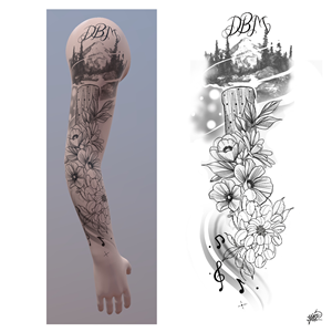 Tattoo Design by El Yisk 2 for this project | Design #28526032