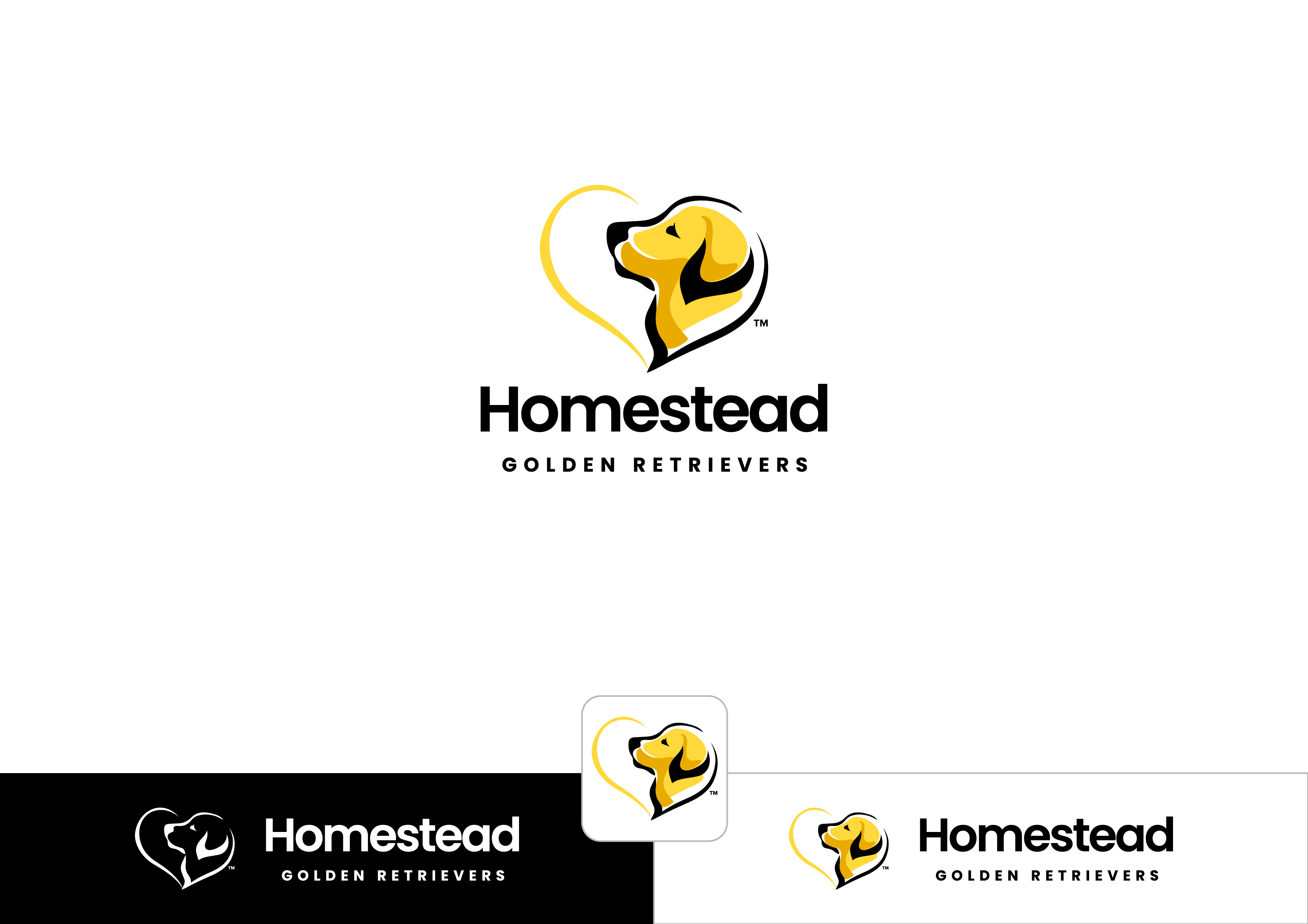 Logo Design by ~idiaz~ for Homestead Golden Retrievers | Design #28520265