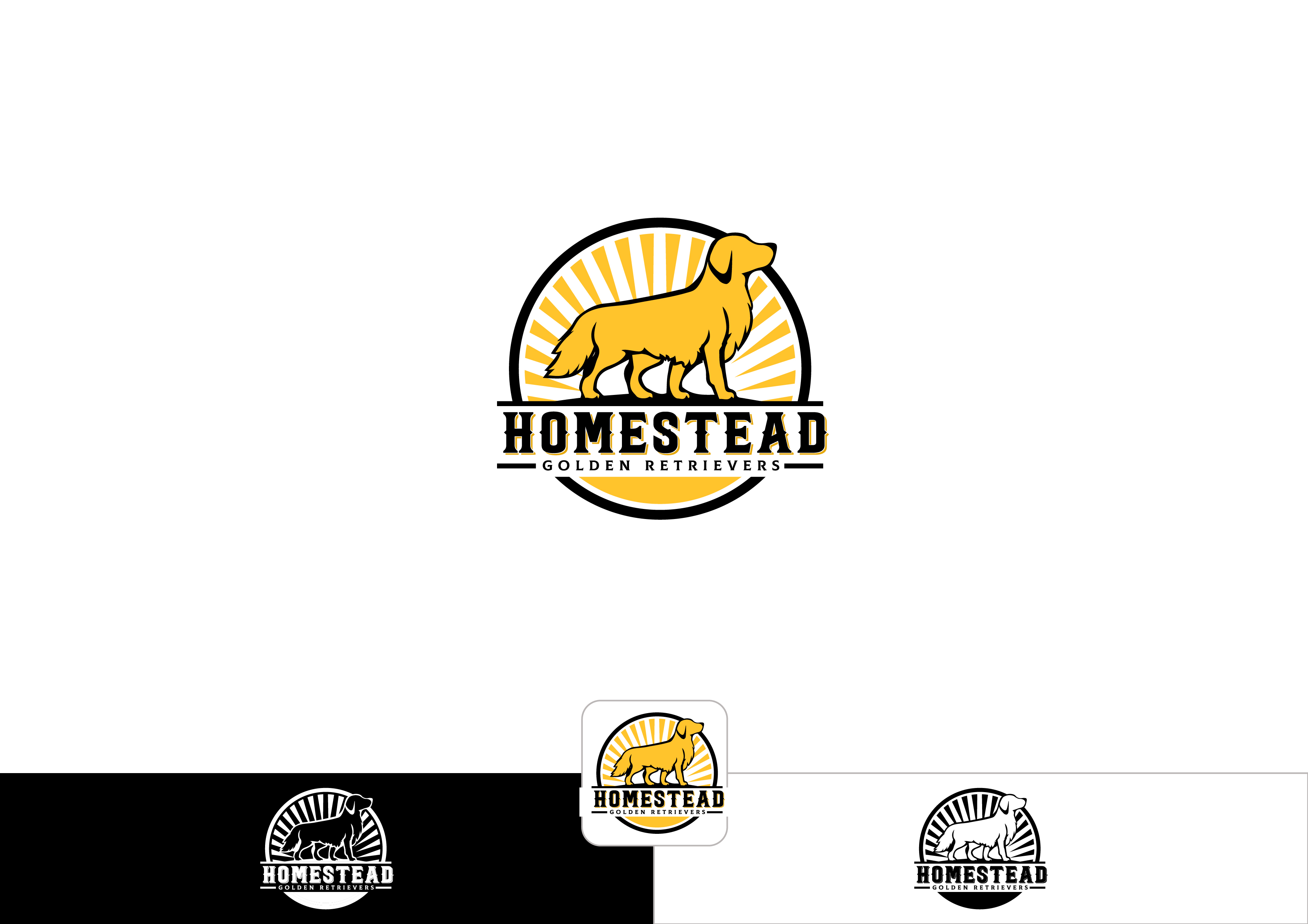 Design de Logo par ~idiaz~ pour Homestead Golden Retrievers | Design #28535271