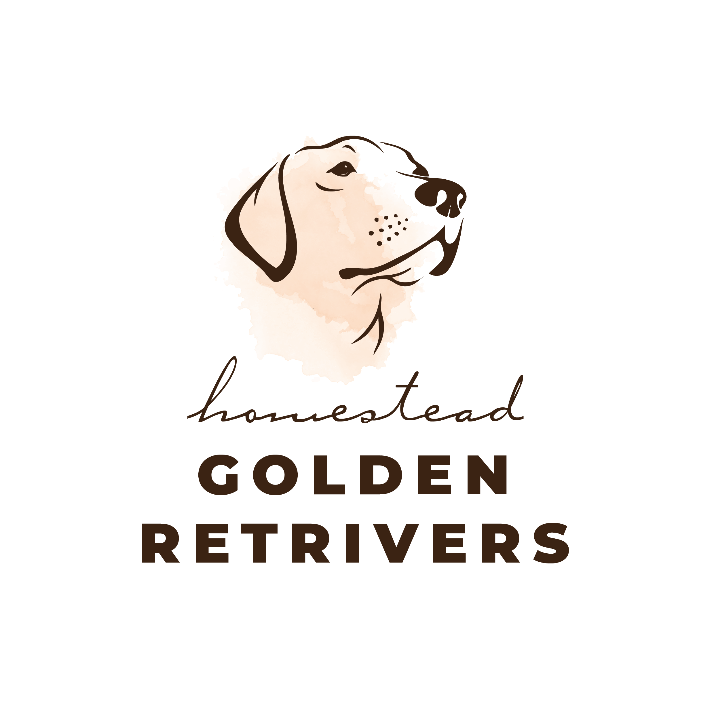 Logo Design by Thezebrasta for Homestead Golden Retrievers | Design #28497415