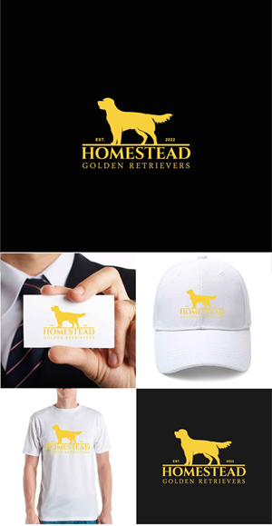 Logo Design by fly  design for Homestead Golden Retrievers | Design: #28512301