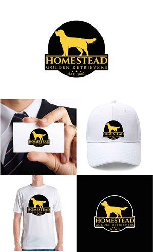 Logo Design by fly  design for Homestead Golden Retrievers | Design: #28512302
