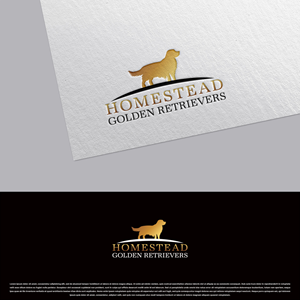 Diseño de Logo por DesignDUO para Homestead Golden Retrievers | Diseño: #28538908