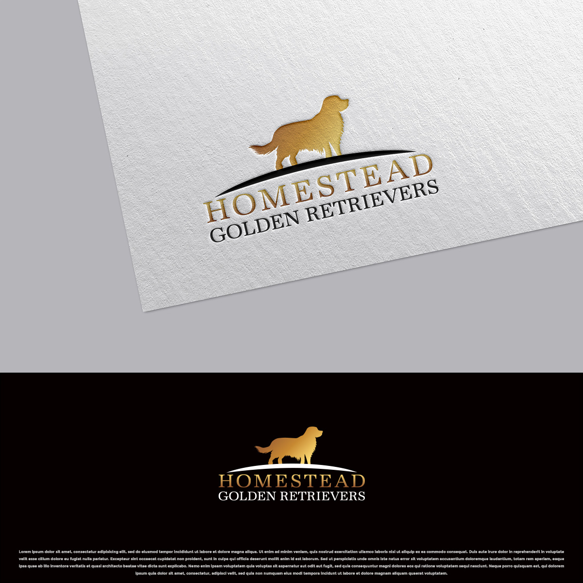 Design de Logo par DesignDUO pour Homestead Golden Retrievers | Design #28538909